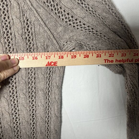American Eagle Outfitters Women's Soft Pullover Long Cable Knit Sweater Sz S - Picture 8 of 8